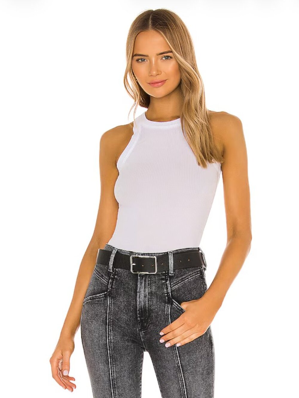 WSLY Rivington Inverted Ribbed Tank Top - Picture 1 of 8